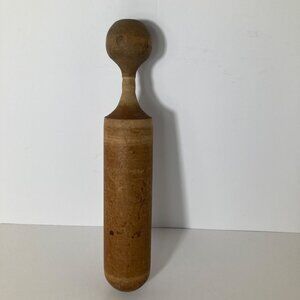 Vintage‎ Wooden Pestle Masher Smasher 2 x 10.5" Home Decor